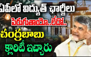 విద్యుత్ చార్జీలపై చంద్రబాబు స్పష్టత